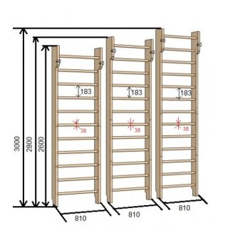 Žebřiny na míru. Více na sportbaby.cz #zebriny #žebřiny #ribstole #prolezacka #detskypokoj #vanoce #vánoce #darekprodeti...